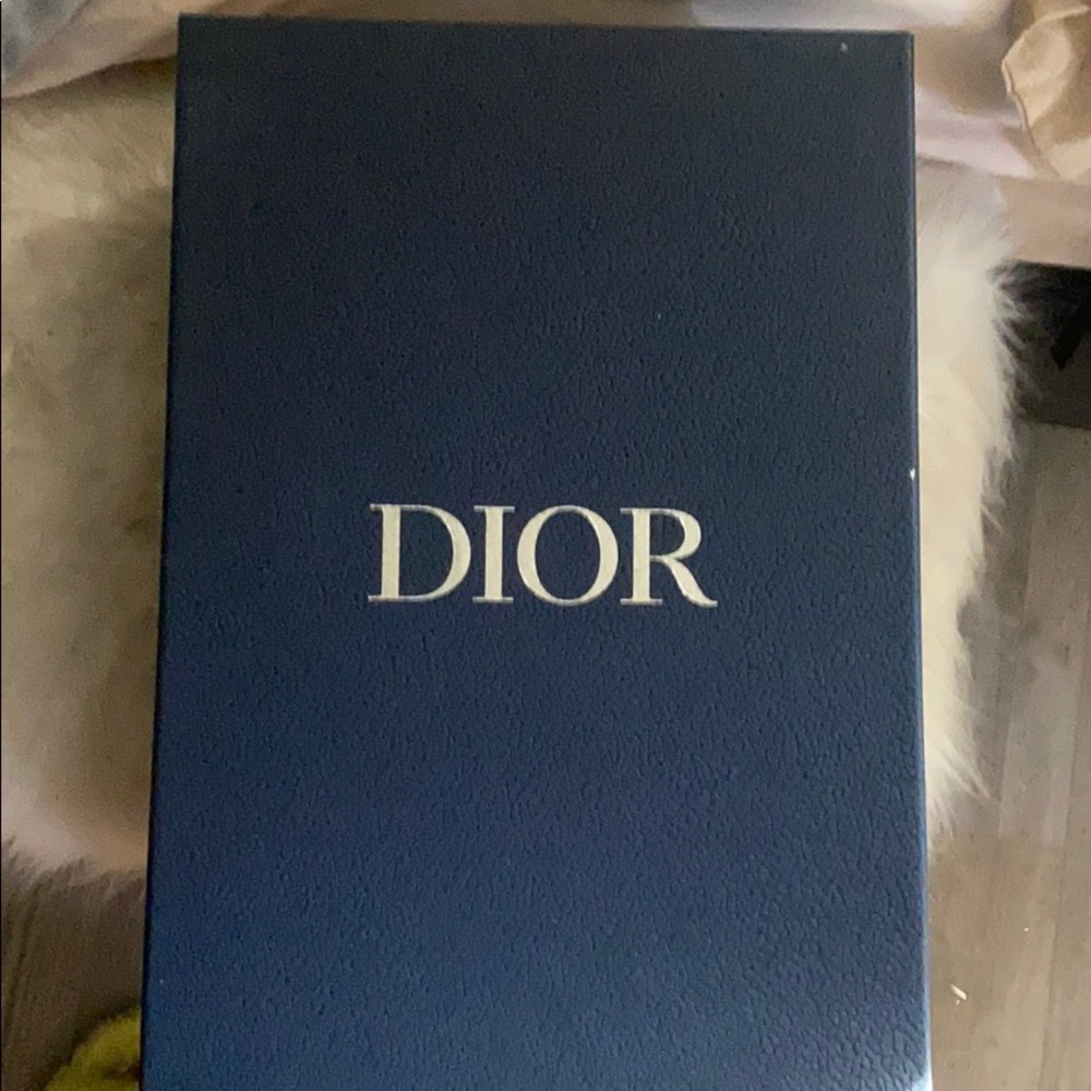 Emptied Dior shoebox